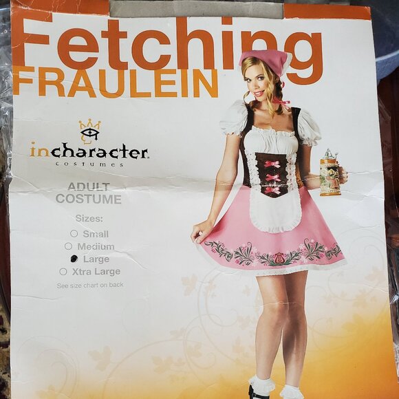 Fetching Fraulein adult costume size L - Picture 3 of 8